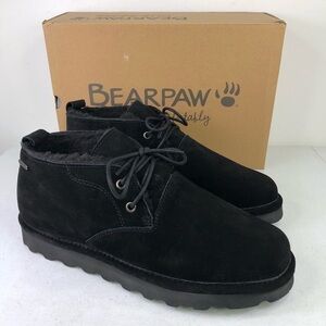 Bearpaw Spencer Black Suede Chukka Boots